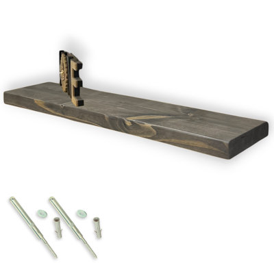 Shelf | Wall-Mounted Wooden Board With FLOATING Brackets