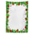 Pine Needles with Red Bows and Baubles Festoon Design Natural Image Tablecloth-42334822