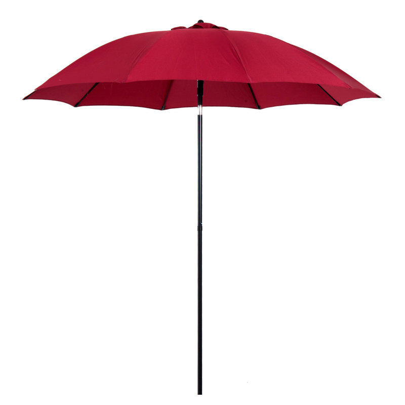 Brant 265cm Tilt Market Parasol, Red