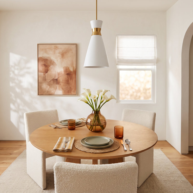 Agata 1 - Light Single Pendant, Burnished Brass