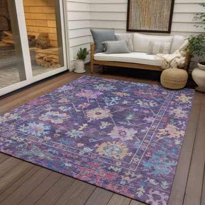 Tapis intérieur / extérieur lavable à la machine Kaczor ACN2234 Global