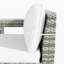 Modular Outdoor Armless Chair With Cushions, Patio Sectional Add-On Seat For Expandable Seating-131521044