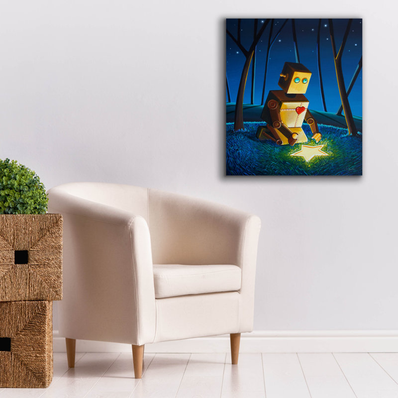 «Autre souhait est trouvé» par Cindy Thornton, art mural sur toile, H 30 po x l 26 po x P 1,5 po