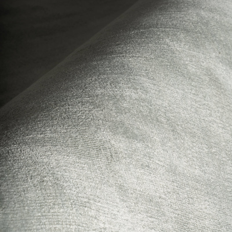 Alva Sky Hand Loom Knotted Viscose Rug, Rectangle 7'6" x 9'6"