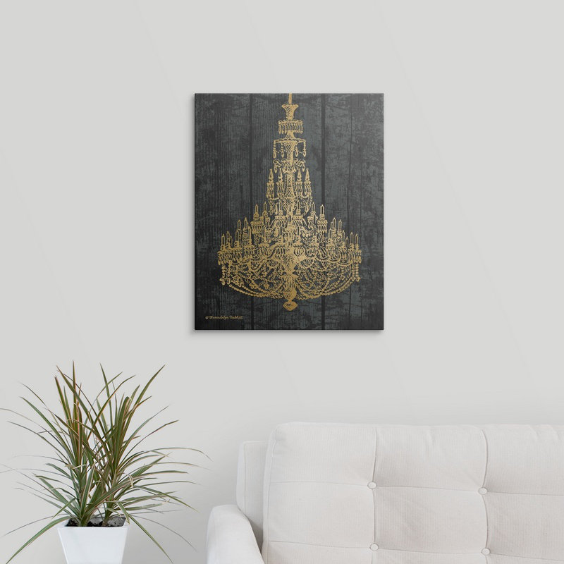 « gold lustre i », impression sur gwendolyn babbitt, H 48 po x l 28 po x P 1,5 po, Toile
