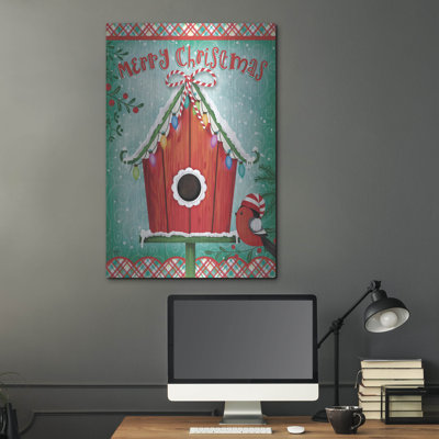«Christmas Birdhouse» par Mollie B Art