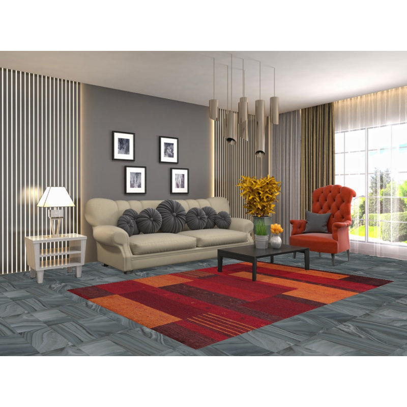 Tapis à motif géométrique Gabbeh