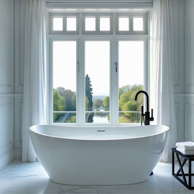 1700mm x 650mm Freestanding Acrylic Bathtub