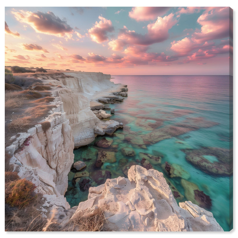 Coastal Edge IV Print by Oliver Gal, 30" H x 30" W, Gallery Wrapped