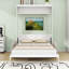 Lit escamotable en bois avec coussin-106445658-106445659