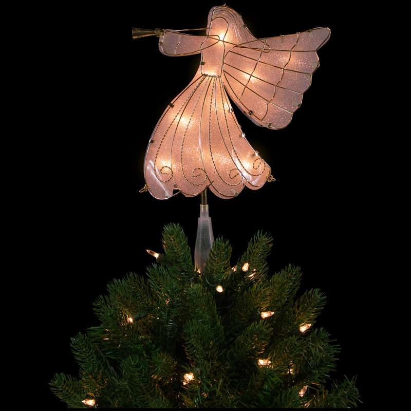 10'' Metal Angels Lighted Tree Topper