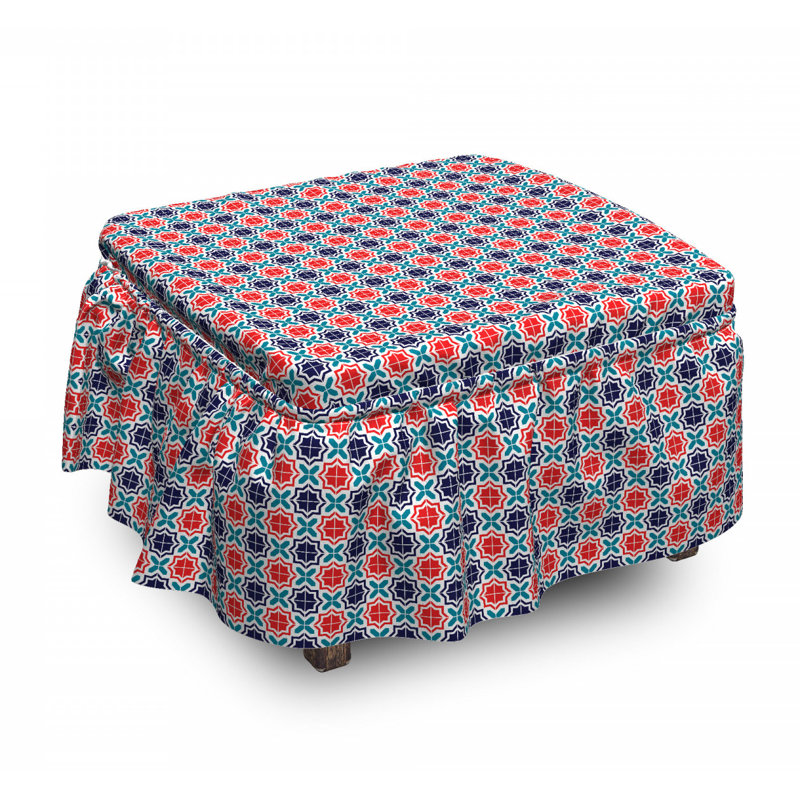 Housse pour repose-pieds star tiles