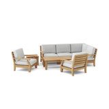 Riviera Outdoor 4 - Piece Teak Conversation Set