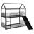 Metal House Bunk Bed With Slide-1586440371