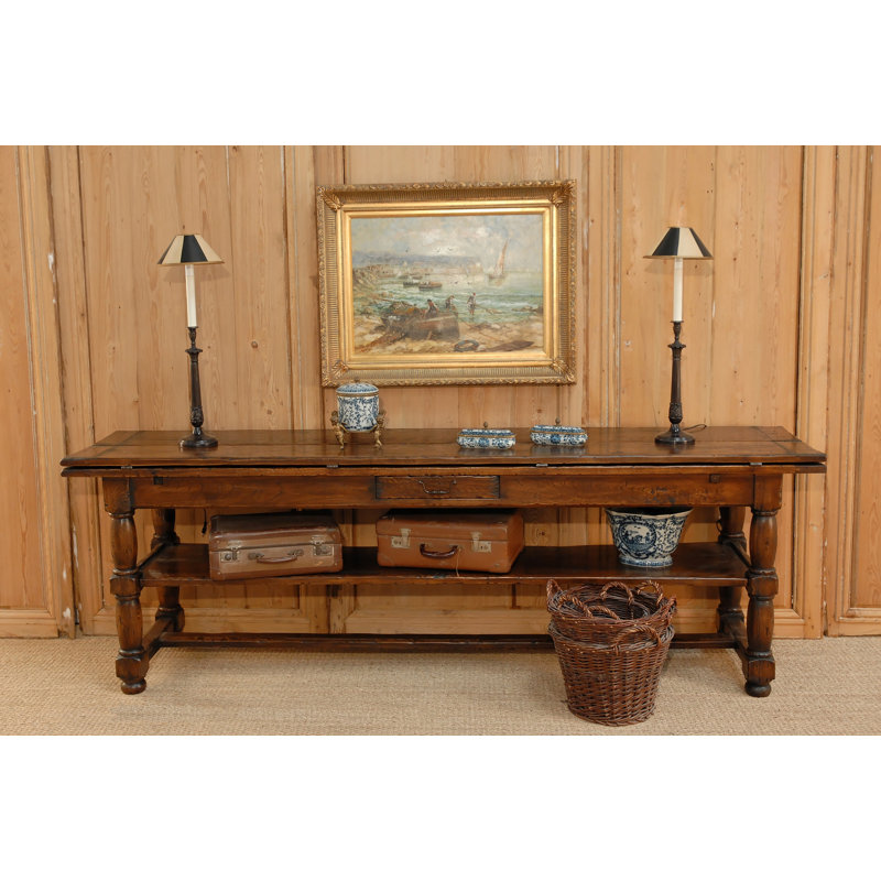 Console en bois massif 96,4566 po Venerie