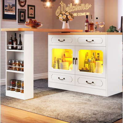 203.01 cm W Kitchen Island with