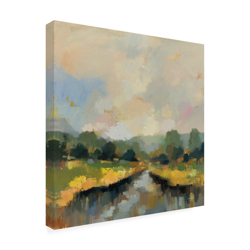 Art mural sur toile, "River Silber Vassileva", H 14 po x l 14 po