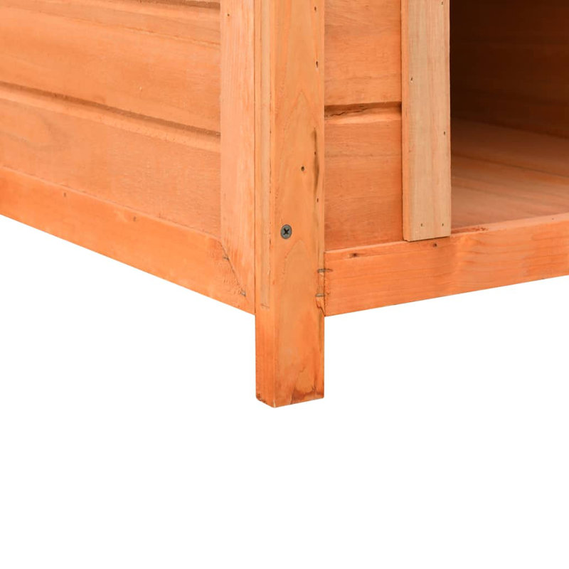 Artin Solid Pine/fir Wood Frame Dog House