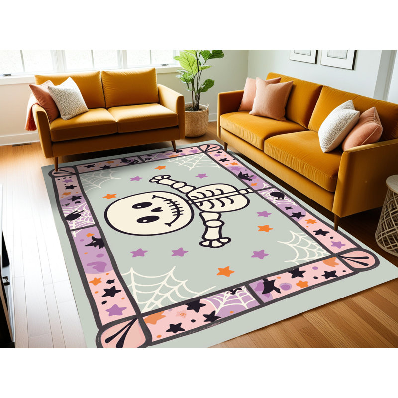 Tapis de Noël lavable The Holiday Aisle®, Rectangulaire 2 pi x 3 pi