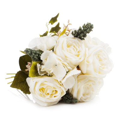 Arrangement floral mélangé à vase
