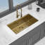 Évier de cuisine durable en acier inoxydable encastrable 30 x 19 x 10 po Durable