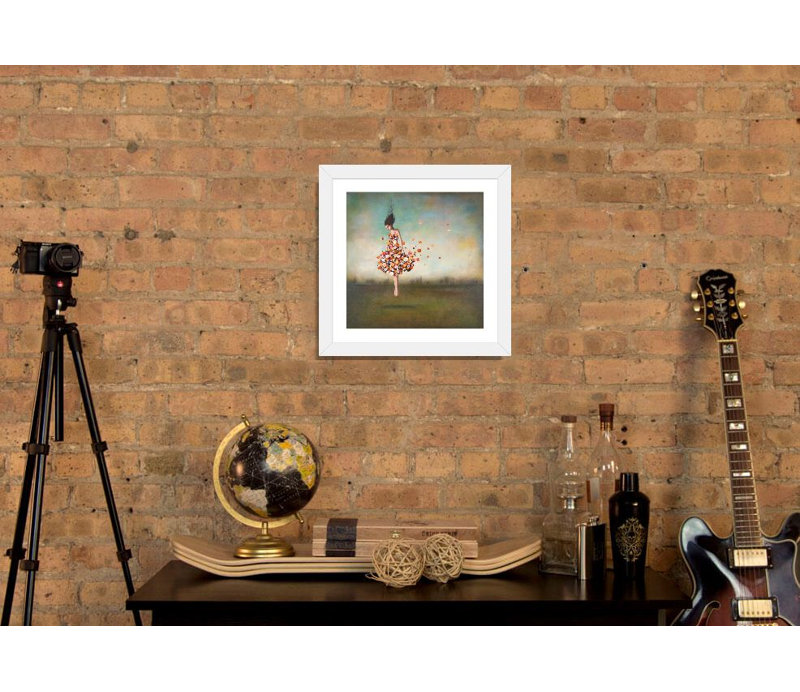 «Boundlessness in Bloom», reproduction, H 24 po x l 24 po x p 1 po, Cadre blanc