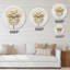 Horloge murale Rashpal - Abstract Botanicals-1561160149