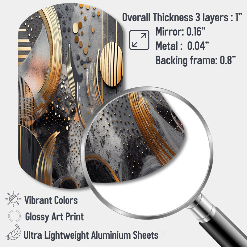 Soft Colours Marble Abstract III - Abstract Marble Cylinder Shape Irregular Metal Wall Decor, 31" H x 19" W x 1" D