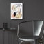 Art mural en verre épique «Sketches» par Hope Bainbridge, 12 po x 16 po