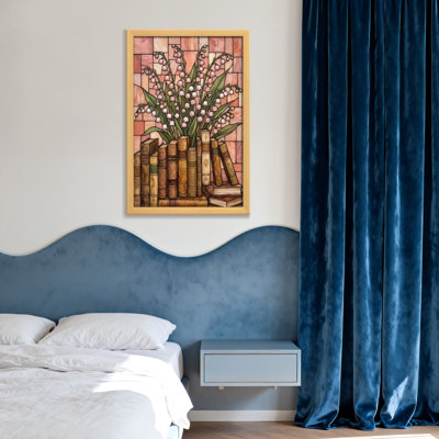 Motif de plantes et fleurs de lis de la vallée