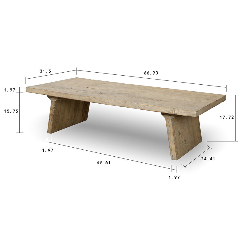 Solid Wood Solid Coffee Table