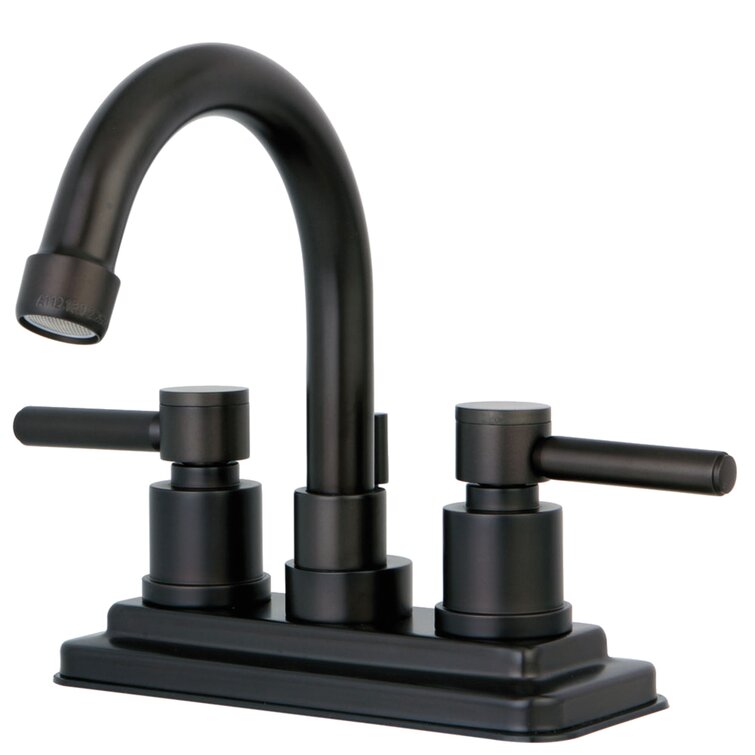 South Beach Centerset Bathroom Faucet with Drain Assembly