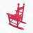 Children's Solid Hardwood Rose Red Rocking Chair-661720308