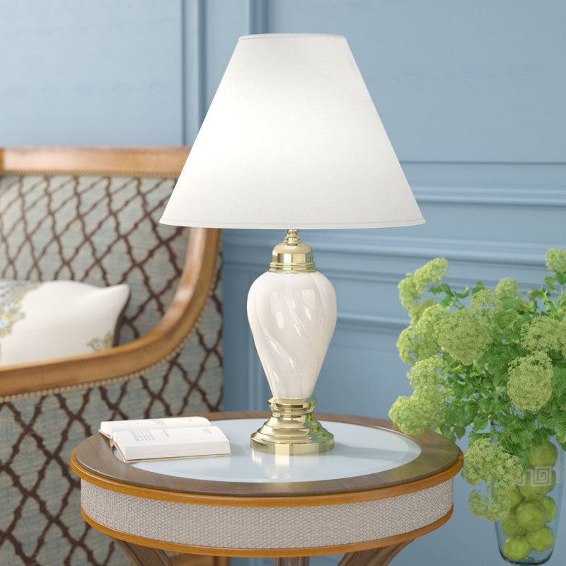 Lampe de table 22 po Bannister, Noir