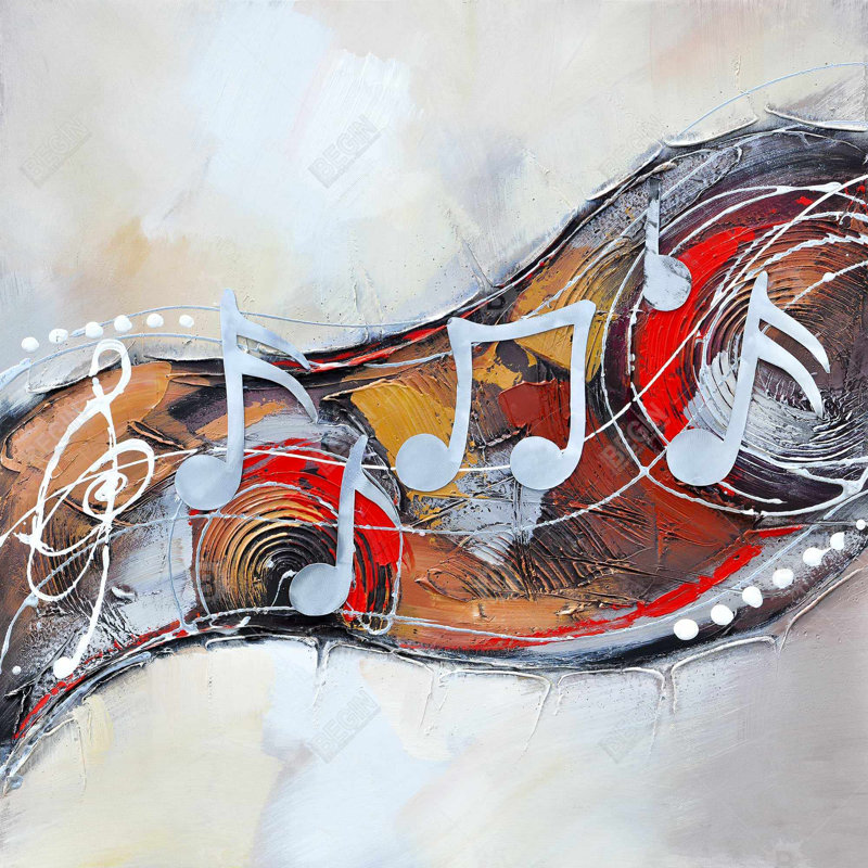 «Abstract Serenade» sur toile