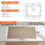 Blenzia 25x22 Drop In Topmount 16 Gauge Stainless Steel 25 Inch Handmade Single Bowl Kitchen Sink 25" x 22" x 9"