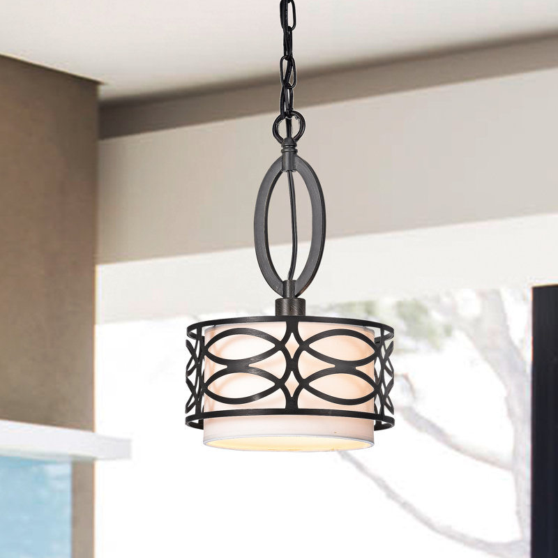 Luminaire tambour à tambour simple 1 lumières Denny
