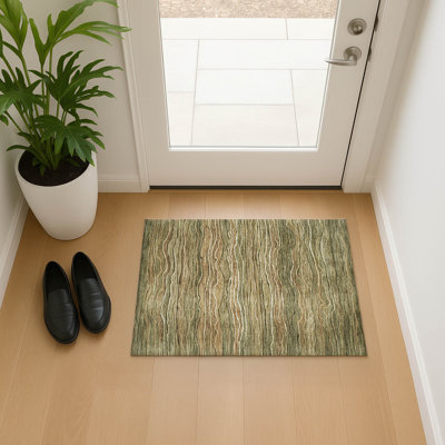 Premium Machine Washable Neiges AMF1704 Stripes Rug