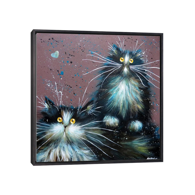 «Bess and bottes» par Kim Haskins - reproduction d'art, Pas de tapis, H 18 po x l 18 po x 1,5 po