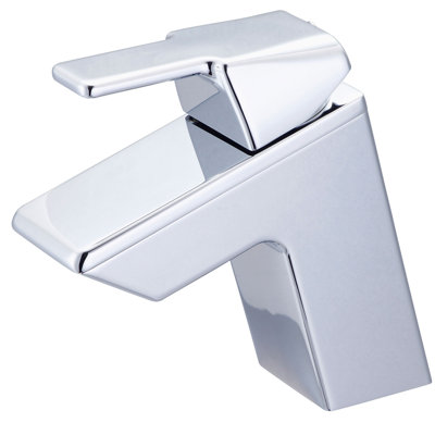 Single-Hole Single-handle Bathroom Faucet with Drain Assembly
