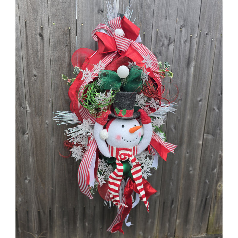 Large Snowman Wreath