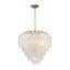Lustre 6 lumières Boa en laiton chaud par Breegan Jane