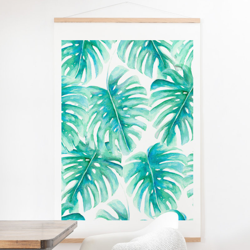 «Paradise Palms» par Jacqueline Maldonado - Impression sur toile, H 12 po x l 12 po x P 0,5 po, Affiche