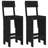 Netrapal 17 Stories Bar Set with Wood Frame and Solid Wood Outer Material-1608136835
