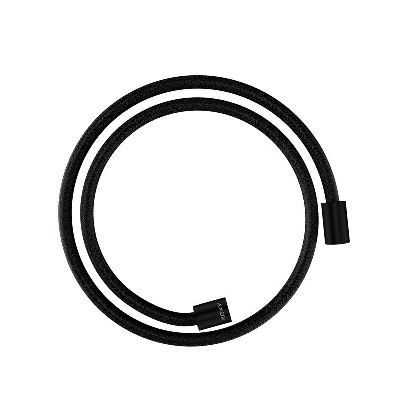 Matte Black 49'' Water Resistant Textile Shower Hose