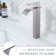 Waterfall Single Hole Bathroom Faucet with Drain Kit Included