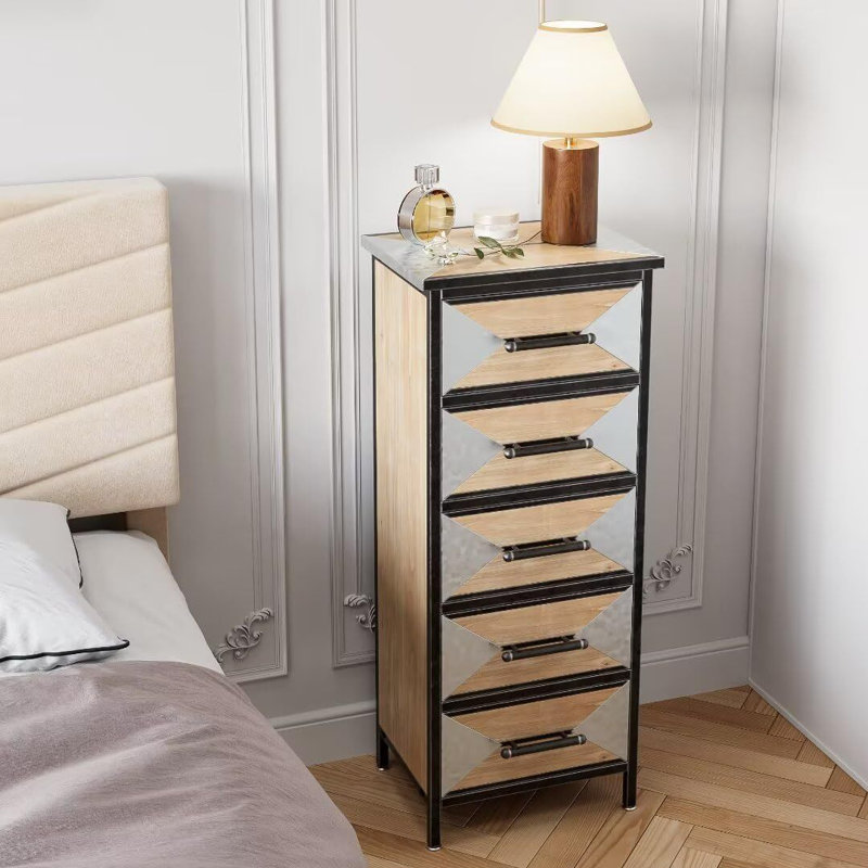 Commode d'appoint en fer Yoland