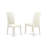 3 Piece Dinette Set for Small Spaces Contains a Rectangle Dining Table with Butterfly Leaf and 2 Kitchen Dining Chairs, 32x54 Inch, Linen White-1320831826-1320831827-1320831824