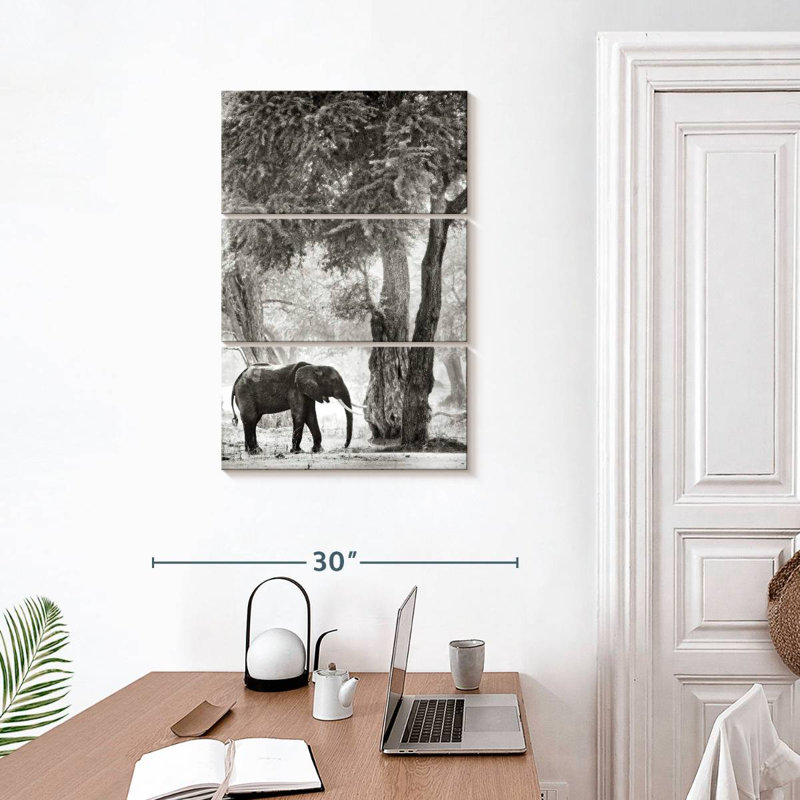 Wandering Elephant, 32" H x 20" W