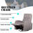 30'' Wide Manual Swivel Reclining Glider Rocking Chair-278546132
